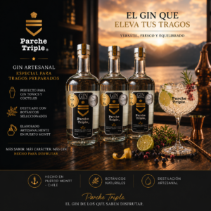 GIN PARCHE TRIPLE 700ML 46°