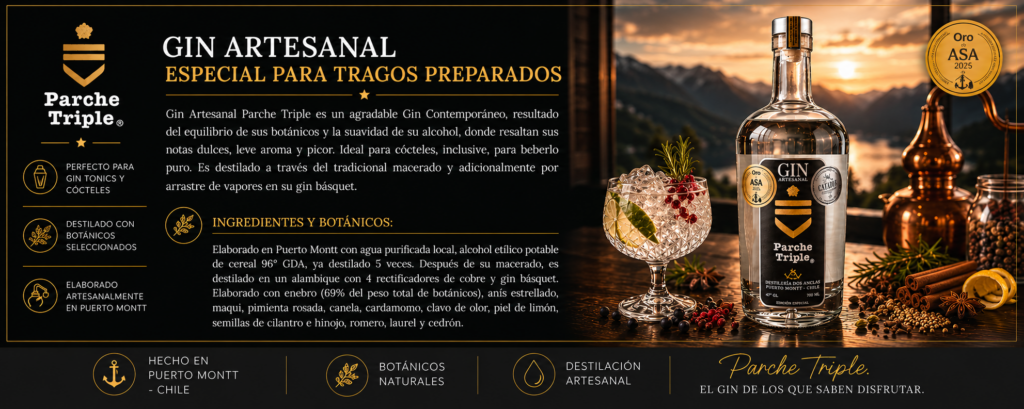 Gin Artesanal Parche Triple